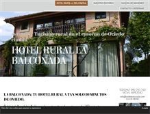 Tablet Screenshot of hotellabalconada.com